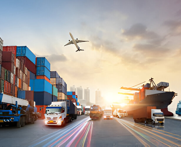 Logística multimodal - transporte marítimo, aéreo e terrestre